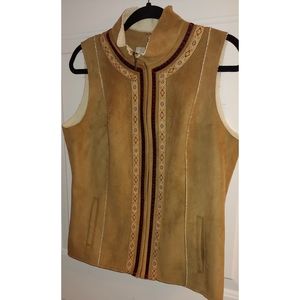 Christopher & Banks Suede Vest